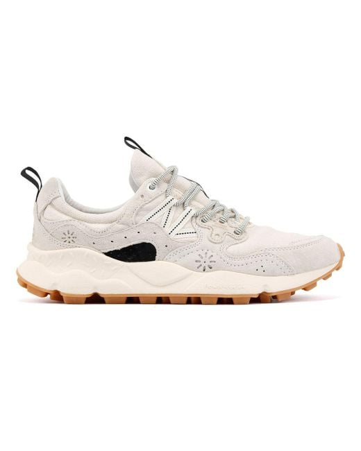 Yamano 3 Sneakers Bianche di Flower Mountain in White