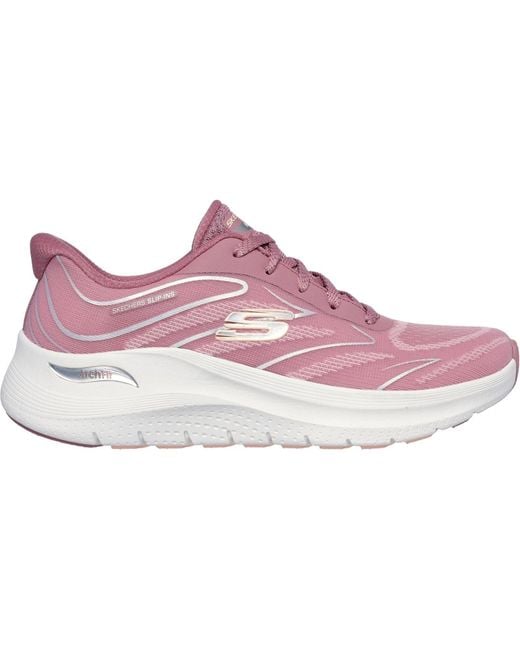 Skechers Pink Arch Fit 2.0 Textil Sneaker