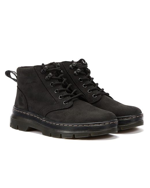 Dr. Martens Black Bonny Nubuck Boots for men