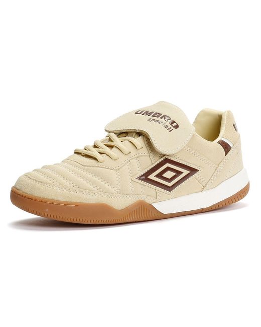 Umbro White Speciali Tr Suede Cream Trainers