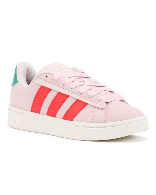 Adidas Pink Grand Court Alpha 00S Trainers