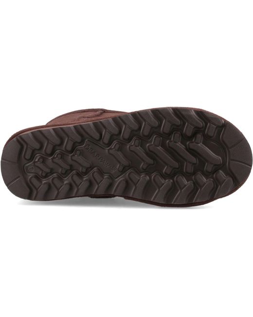 BEARPAW Brown Elle Short Suede Chicory Boots