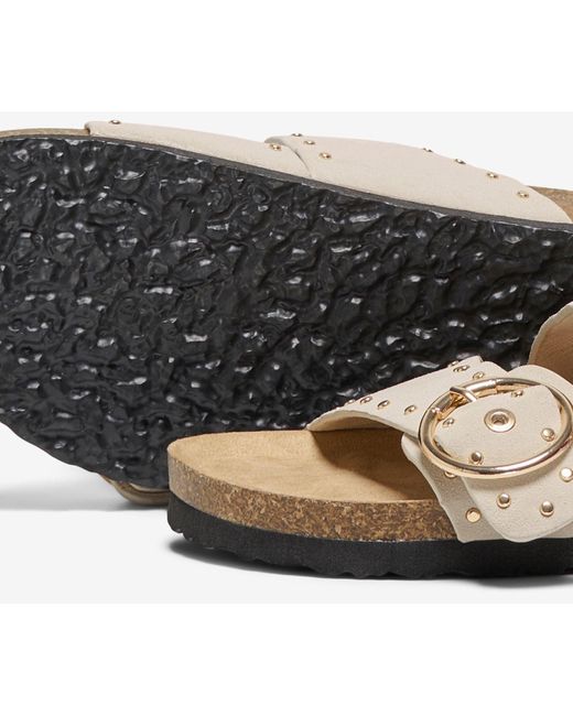 ONLY Natural Maxi-15 Synthetic Cream Sandals