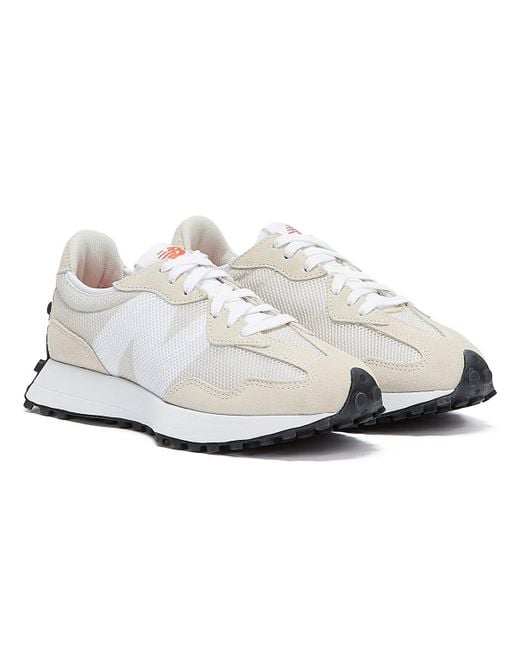 New Balance White 327 Off / Trainers for men