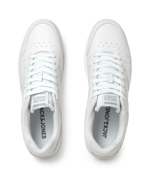 Jack & Jones White Jack &Amp; Jones Jam Low Trainers for men