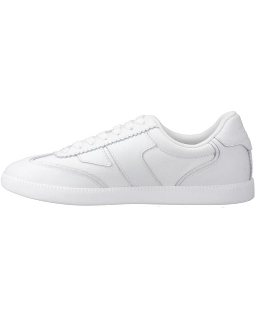 TOMS Gray Collins Leather Trainers