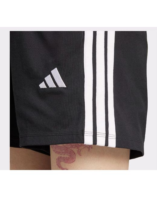 Adidas Black W 3S Sj Shorts