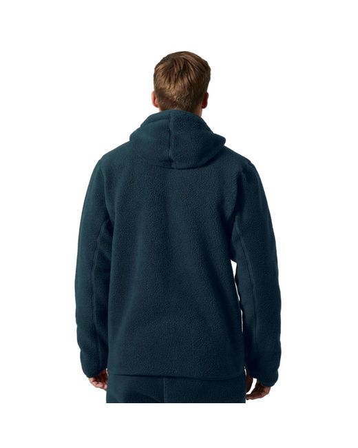 Helly Hansen Blue Heritage Pile Hoodie Fleece Jacket for men
