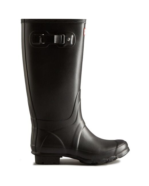 Hunter Black Huntress Wide Leg Wellington Boots