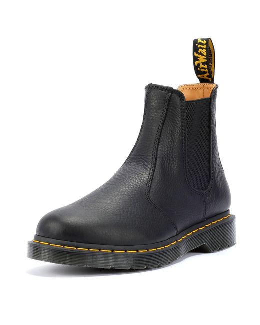 Dr. Martens Black 2976 Ambassador Leder Stiefel