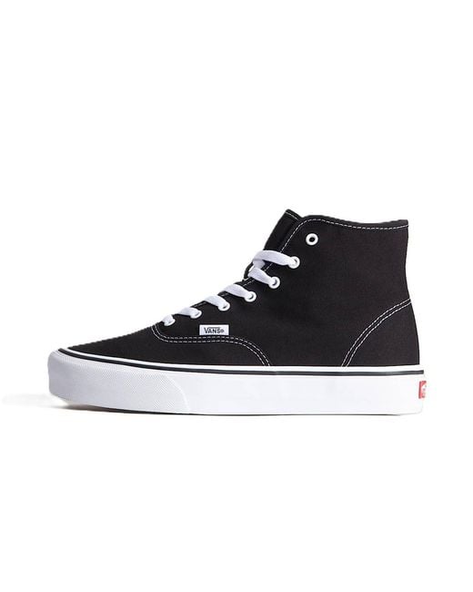 Vans Black Authentic Hi 2.0 Canvas/True Trainers