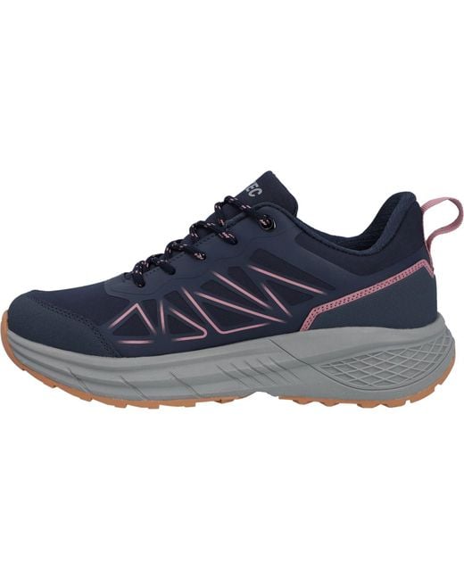 Hi-tec Blue Litespeed Low Stratified Sea/Cedar Wood/ Hiking Shoes