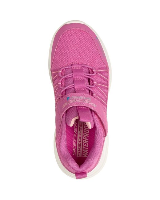 Skechers Purple Bounder Pro Aqua Step Textile Girl's/Coral Trainers