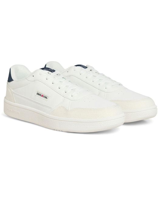 Jack & Jones White Bounce Synthetic Blazer Trainers for men