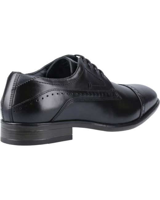 Pod Black Ralph Leather Oxford Shoes for men