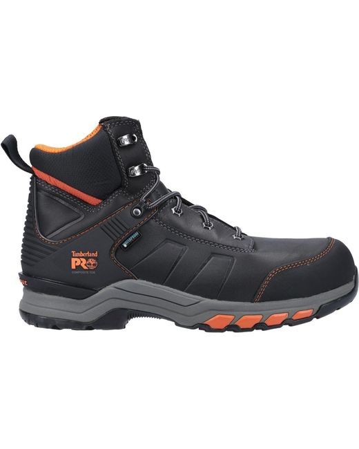 Timberland Black Hypercharge Work Leather/ Safety Boots
