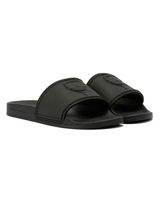 Karl Lagerfeld Black Kondo 2.0 Nft Slides