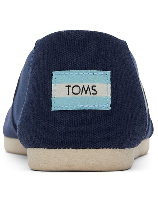 TOMS Blue Alpargata 100% Cotton Espadrilles