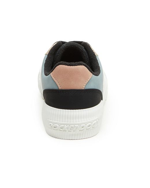 Rocket Dog Blue Cheery Blocked Sporty Synthetic Combo Trainers
