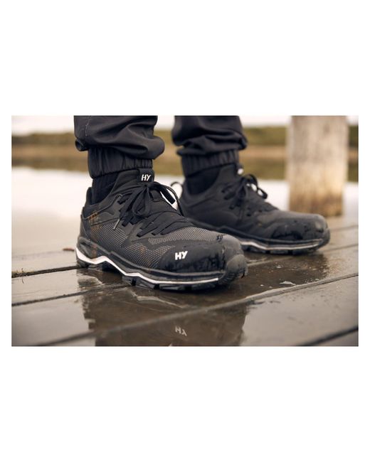 Hard Yakka Black Icon Synthetic Safety Sneakers for men