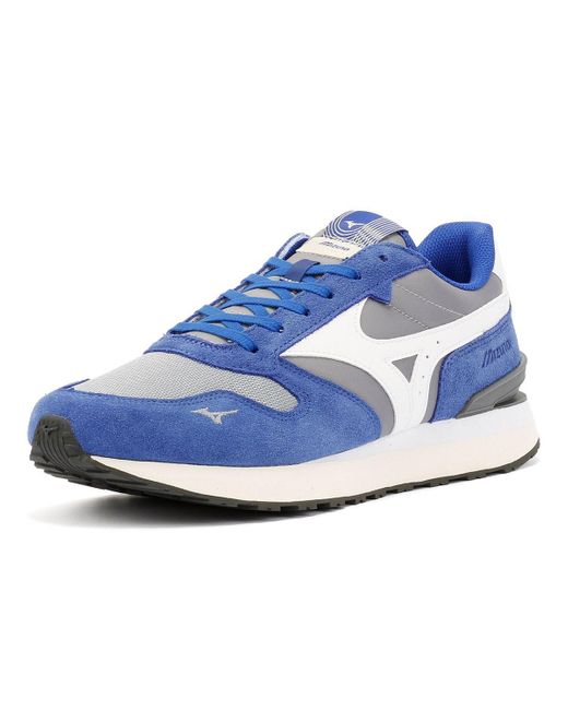 Mizuno Blue Rb87 Wildleder-Sneakers