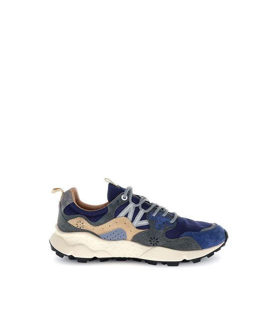 Flower Mountain Blue Yamano 3 Trainers for men