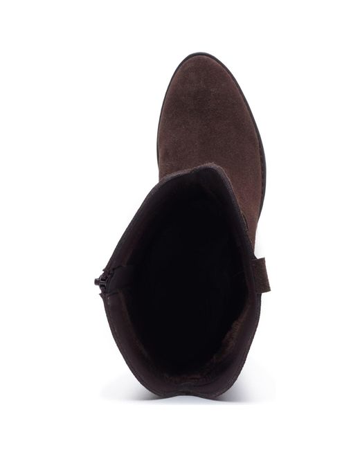 Hush Puppies Brown Isabella Long Suede Winter Knee High Boots