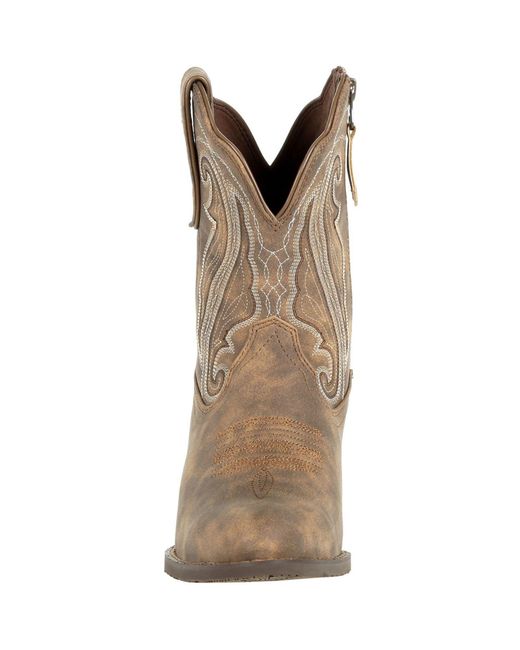 Durango Brown Crush Leather Driftwood Boots