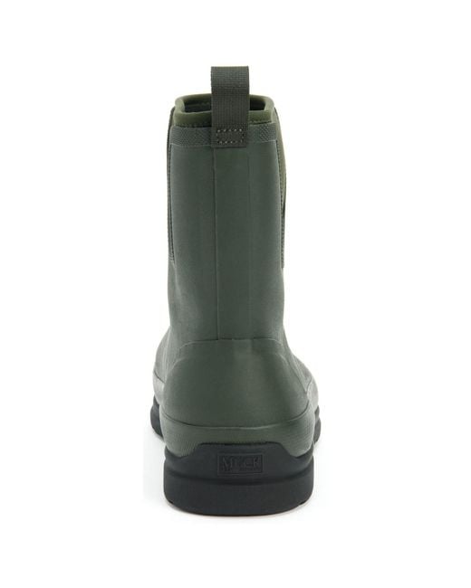 Muck Boot Green Originals Pull On Mid Rubber Wellington Boots