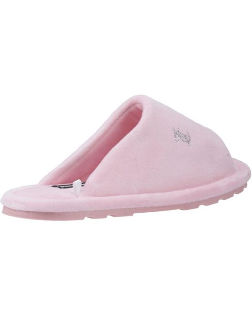 Juicy Couture Pink Vivien Synthetic Almond Blossom Slippers