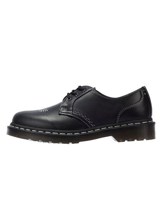 Dr. Martens Black 1461 Gothic Americana Lace-up Shoes
