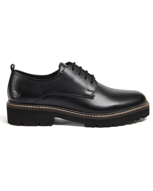 Pod Black Kris Leather Derby Shoes