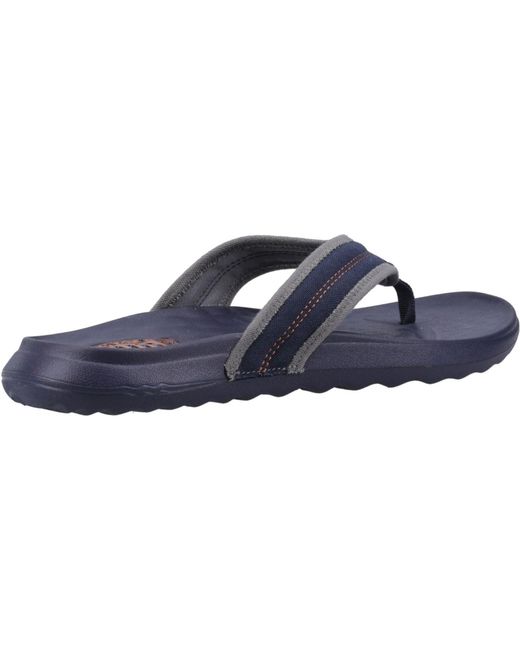 HeyDude Blue Myers Flip Sport Mode Synthetic Sandals for men
