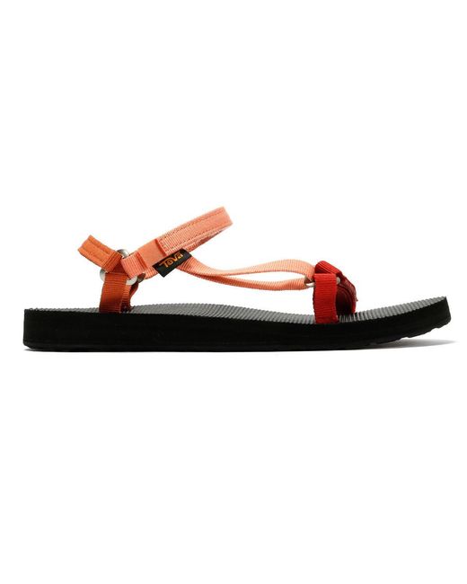 Teva Black Original Universal Slim Multi Sandals