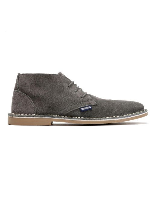 Lambretta Gray Chiswick Suede Boots for men