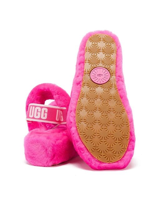 UGG Rubber UGG Oh Yeah Womens Hot Pink Slippers Lyst