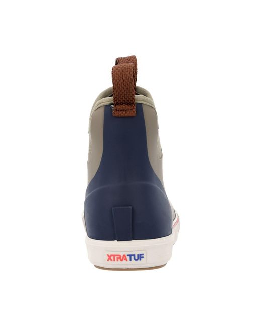 XtraTuf Brown Ankle Deck Vintage Rubber Vintage Wellington Boots