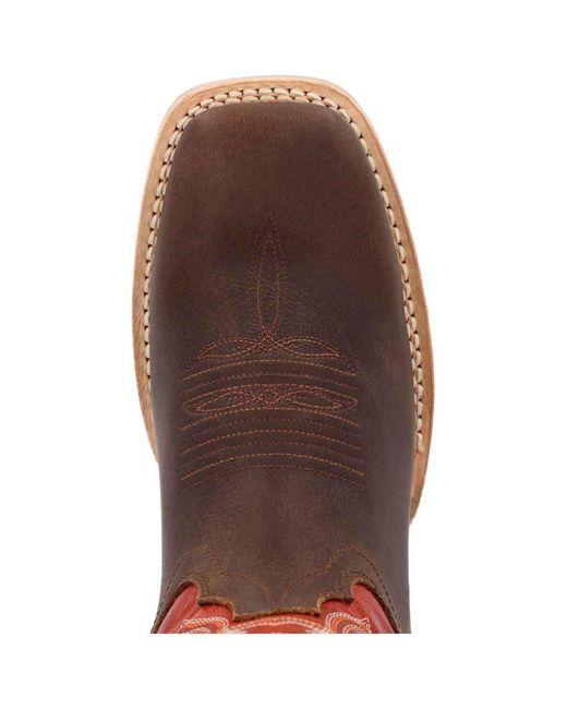 Durango Brown Rebel Pro Leather Worn/Chili Pepper Boots for men