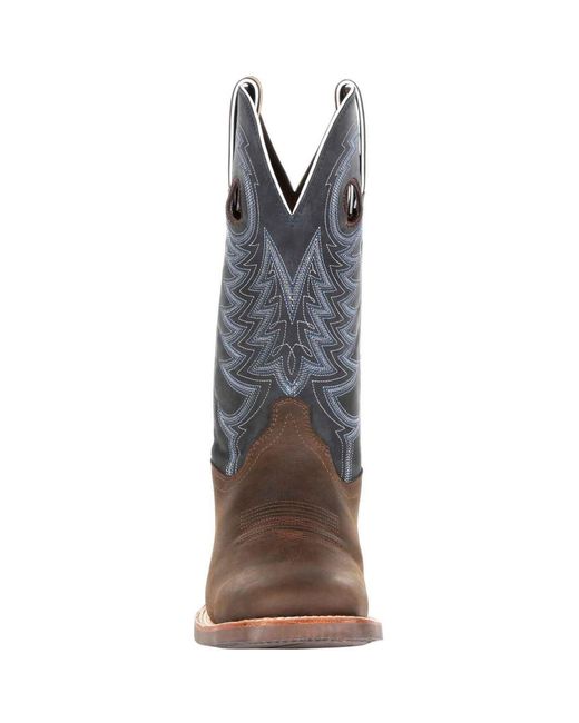 Durango Brown Rebel Pro Leather Belgian/Denim Boots for men