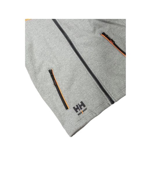 Helly Hansen Gray Chelsea Evolution Cotton Hooded Sweatshirt for men