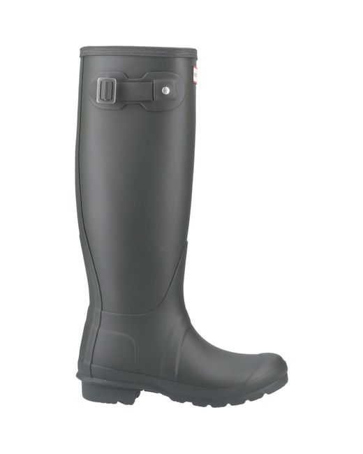 Hunter Gray Original Tall Rubber Wellington Boots