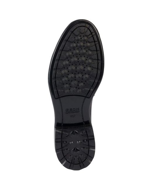 Geox Black D Walk Pleasure F Leather Moccasins Shoes