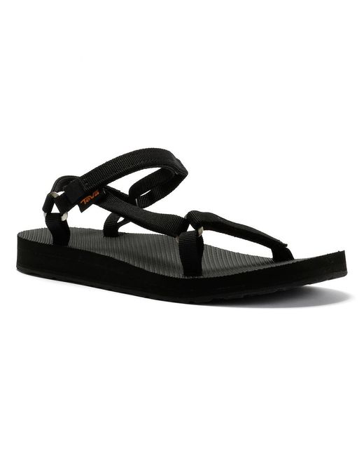 Teva Black Original Universal Slim Sandals