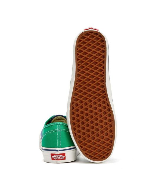 Vans Green Authentic Primary Trainers