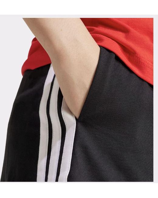 Adidas Black W 3S Sj Shorts