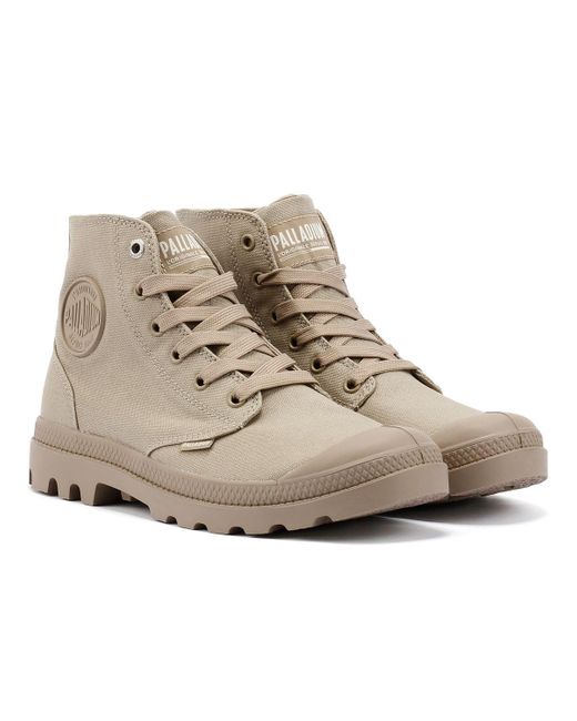 Pampa Hi Mono Chrome Chaussures En Toile Palladium pour homme en coloris Natural