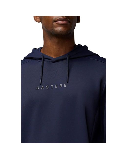 Castore Blue Flex Thermo Hoodie Hooded Sweatshirt for men