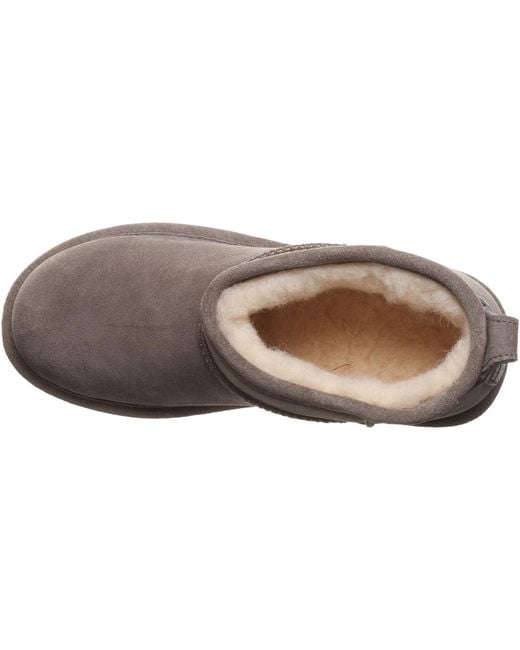 BEARPAW Brown Shorty Suede Morel Winter Ankle Boots