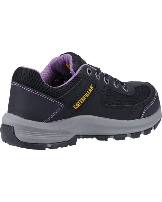 CAT Safety Blue Caterpillar Elmore Pvc/Lilac Safety Trainers