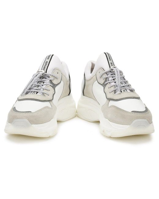 bronx white trainers